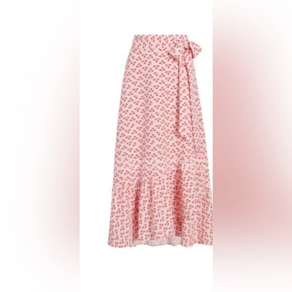 Hill house the mirabel skirt pink spaced floral Sz XXL - Picture 2 of 3